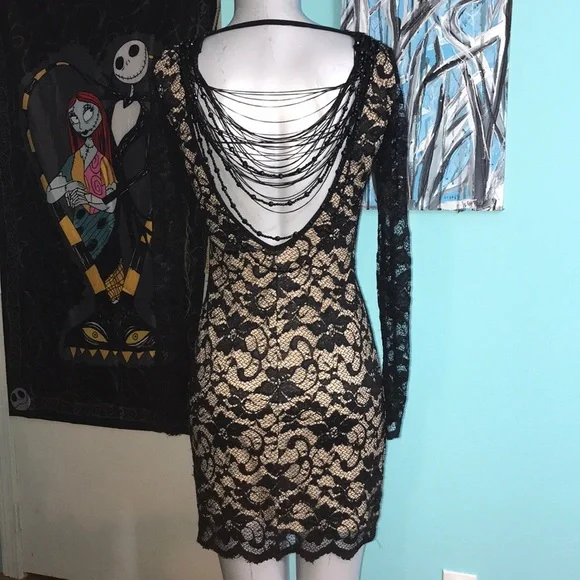 knee length dresses for ladies 80s Fredericks of Hollywood Dress